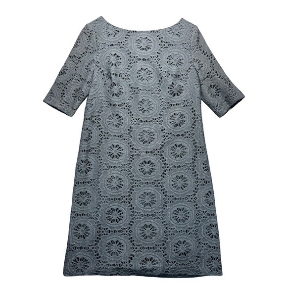 Adrianna Papell Dresses & Skirts - Adrianna Papell Gray Lace‎ Cocktail Dress Party Career Size 12 Crochet Career